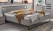 Bettanlage >Tilburg< (4tlg. ) Bett 168x92x210, Nachtkommoden, Sideboard, Saharagrau/Grafit