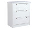 Kommode >Landsted< in Weiß - 80x90x45cm (BxHxT)