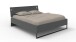 Schlafzimmer-Set >Tilburg< (5tlg.) Bett 188x92x210cm, Schrank, 2 Nachtkommoden, Kommode, Grafit