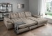Polsterecke >Devland< Schlaffunktion, Stauraum, Cord grau-braun - 273x105x189cm (BxHxT)