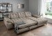 Polsterecke >Devland< Schlaffunktion, Stauraum, Cord grau-braun - 273x105x189cm (BxHxT)
