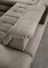 Polsterecke >Devland< Schlaffunktion, Stauraum, Cord grau-braun - 273x105x189cm (BxHxT)