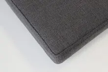 Sitzkissen >GW-GENOVA< für Schubänke, Anti-Rutschpads, Anthrazit - 95x6x35 (BxHxT)