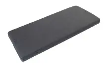 Sitzkissen >GW-GENOVA< für Schubänke, Anti-Rutschpads, Anthrazit - 95x6x35 (BxHxT)