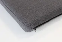 Sitzkissen >GW-GENOVA< für Schubänke, Anti-Rutschpads, Anthrazit - 95x6x35 (BxHxT)
