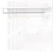 Wandgarderobe >GW-GENOVA< 5 Haken, Ablage, Stange, Glas / Weiß - 97x96x30cm (BxHxT)