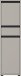 Seitenschrank >GW-LEMONT< 2 Türen, 1 Schublade, Dämpfung, Steingrau - 33x121x34cm (BxHxT)