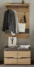 Garderoben-Set >Memphis< (2-teilig) Artisan Eiche...