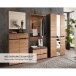 Garderoben-Set >Memphis< (3-teilig) Artisan Eiche Dekor / Graphit - 185x192x38 (BxHxT)