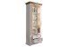 Wohnwand >WZ-0133< (4-teilig) weiss /  eichefarbig - 357x214x42 (BxHxT)