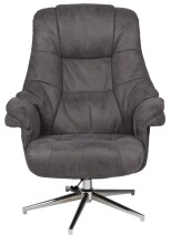 Relaxsessel >Burnaby< (2-teilig) inkl. Hocker, Relaxfunktion, anthrazit - 82x99x90 (BxHxT)