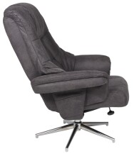 Relaxsessel >Burnaby< (2-teilig) inkl. Hocker, Relaxfunktion, anthrazit - 82x99x90 (BxHxT)