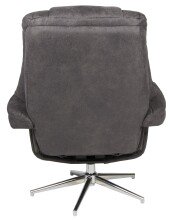 Relaxsessel >Burnaby< (2-teilig) inkl. Hocker, Relaxfunktion, anthrazit - 82x99x90 (BxHxT)