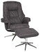 Relaxsessel >Burnaby< (2-teilig) inkl. Hocker, Relaxfunktion, anthrazit - 82x99x90 (BxHxT)