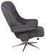 Relaxsessel >Burnaby< (2-teilig) inkl. Hocker, Relaxfunktion, anthrazit - 82x99x90 (BxHxT)