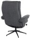 Relaxsessel >Olvera< (2-teilig) inkl. Hocker, anthrazit - 87x108x82 (BxHxT)