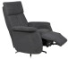 Relaxsessel >Thompson< verstellbar, drehbar, anthrazit - 78x95x80cm (BxHxT)