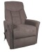Massagesessel >Cadillac< Aufstehhilfe, Relaxfunktion, graubraun - 77x84x98cm (BxHxT)