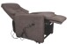 Massagesessel >Cadillac< Aufstehhilfe, Relaxfunktion, graubraun - 77x84x98cm (BxHxT)
