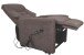 Massagesessel >Cadillac< Aufstehhilfe, Relaxfunktion, graubraun - 77x84x98cm (BxHxT)