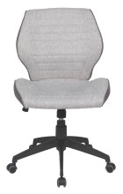 Bürostuhl >Madita< Wippmechanik, ergonomisch, hellgrau / dunkelgrau - 61x90x61 (BxHxT)