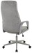 Chefsessel >Marinus< ergonomisch, Wippmechanik,  grau, Webstoff - 64x111x64cm (BxHxT)
