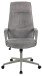 Chefsessel >Marinus< ergonomisch, Wippmechanik,  grau, Webstoff - 64x111x64cm (BxHxT)