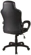Chefsessel >Joris< ergonomisch, Wippmechanik, schwarz - 61x109x61cm (BxHxT)