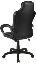 Chefsessel >Joris< ergonomisch, Wippmechanik, schwarz - 61x109x61cm (BxHxT)