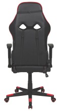 Gaming-Stuhl >Game-Rocker< ergonomisch, schwarz / rot - 66x128x66cm (BxHxT)