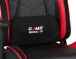 Gaming-Stuhl >Game-Rocker< 150kg, ergonomisch, schwarz / rot - 72x128x72cm (BxHxT)