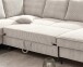 Wohnlandschaft >Rube< Schlaffunktion, Stauraum, Cord beige - 309x92x198cm (BxHxT)