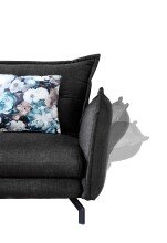 Polstergarnitur >Launce< verstellbare Armlehnen, Zier-Wendekissen, grün - 255x94x180cm (BxHxT)