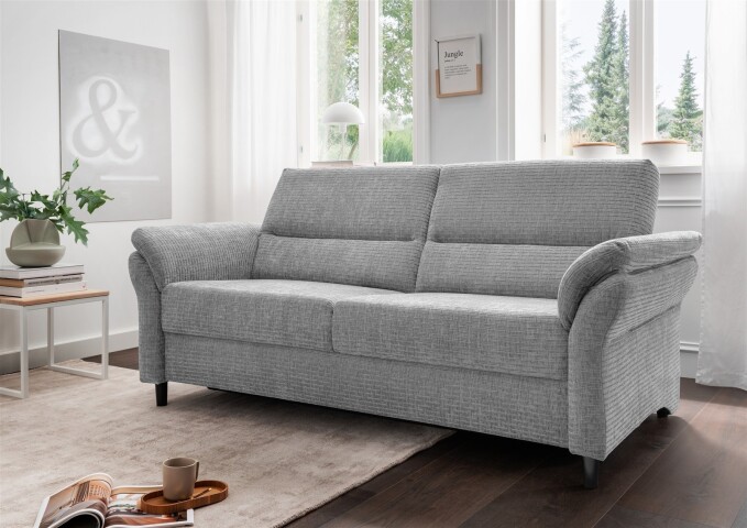3-Sitzer >Cherish< in grau - 192x90x89 (BxHxT)