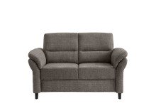 2-Sitzer >Cherish< in grau-braun - 147x90x89 (BxHxT)