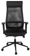 Bürostuhl >Homepro< Kaltschaumpolster, Netrücken, schwarz - 68x117x68cm (BxHxT)