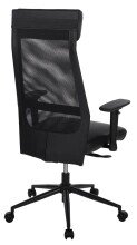 Bürostuhl >Homepro< Kaltschaumpolster, Netrücken, schwarz - 68x117x68cm (BxHxT)