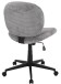 Bürostuhl >Tilo< in grau, Kordstoff - 61x90x61cm (BxHxT)
