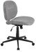 Bürostuhl >Tilo< in grau, Kordstoff - 61x90x61cm (BxHxT)