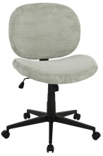 Bürostuhl >Tilo< in mint, Kordstoff -...