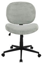 Bürostuhl >Tilo< in mint, Kordstoff - 61x90x61cm (BxHxT)