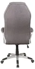 Chefsessel >Dirk< Federkern,  dunkelgrau, Webstoff - 66x116x66cm (BxHxT)
