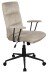 Bürostuhl >Fina< ergonomischer Wippmechanik, sand, Velours - 57x103x57cm (BxHxT)
