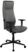Bürostuhl >Homepro< Rautensteppung, dunkelgrau, Mikrofaser - 70x120x70cm (BxHxT)