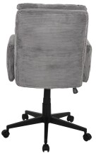 Bürostuhl >Charly< Taschenfederkern, in grau, Kordstoff - 64x96x64cm (BxHxT)