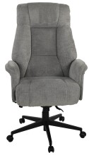 Chefsessel >Otto< 150 kg belastbar, grau, Webstoff...