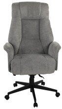 Chefsessel >Otto< 150 kg belastbar, grau, Webstoff...
