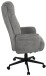 Chefsessel >Otto< 150 kg belastbar, grau, Webstoff - 74x122x74cm (BxHxT)