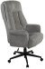 Chefsessel >Otto< 150 kg belastbar, grau, Webstoff - 74x122x74cm (BxHxT)
