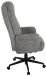 Chefsessel >Otto< 150 kg belastbar, grau, Webstoff - 74x122x74cm (BxHxT)